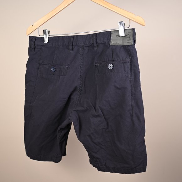Men's Navy Blue Cotton Shorts - Waist size 31 - Picture 2 of 7